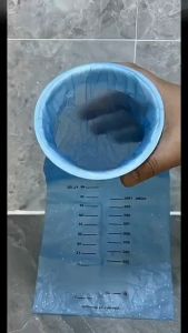 1000ML Portable Disposable Travel Car Airplane Motion Sickness Nausea Vomit Cleaning Bag Clean Eco-Friendly Plastic Bag