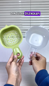 WARS Keranjang Tiris Dua Lapis dengan Pegangan