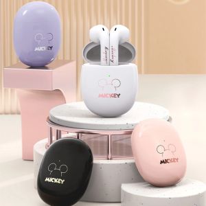 Tai nghe Bluetooth không dây Disney Q1 Chất lượng âm thanh HIFI Bluetooth 5.0 Tai nghe chống nước IPX5 có micrô Hỗ trợ cuộc gọi video iOS Android