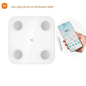 Cân Thông Minh Đo Mỡ Cơ Thể Xiaomi Mi Body Fat Smart Scale S400 Kết Nối Bluetooth Màn Hình LED Đo Nhịp Tim Tương Thích Với Ứng Dụng Mi Fit.