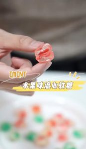 IMINT Fried Fruit Flavored Soft Candy Net Red Snacks Low Sugar Fat Childrens Juice Soft Candy 68g*2