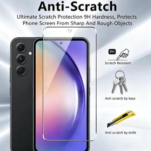 5-1Pcs Tempered Glass for Samsung Galaxy A56 A36 A26 A16 A57 A37 A07 S26 Ultra S25 S24 S23 FE Screen Protector Anti-Scratch Film