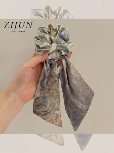 ริบบิ้นผ้าซาตินสไตล์ย้อนยุค หางเข็มขัดผม หางเข็มขัดผมผ้าอ้อม หางเข็มขัดผมผู้หญิง หางเข็มขัดผมผ้า วัสดุอื่นๆ หางเข็มขัดผมแฟชั่น