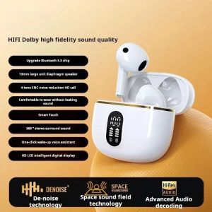 Wireless Bluetooth Headphones Comfort Earbuds LED Power Display Earbuds Music Sport Headset HIFI Stereo Sound Earphone with Mic