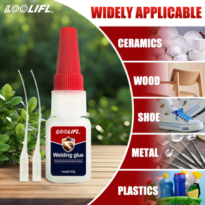 LOOLIFL 20g Super Welding Adhesive High-Strength Oily Universal Glue for Plastic Wood Ceramic Welding Agent