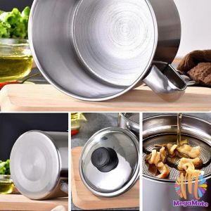 หม้อกรองน้ำมัน พร้อมตะแกรงกรอง และฝาปิด oil filter pot