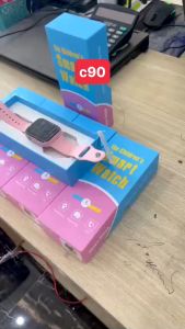 Đồng Hồ Thông Minh Trẻ Em C90 - Nghe Gọi 2 Chiều Video Call Định Vị GPS Chống Nước SOS Đo Nhịp Tim Huyết Áp Ghi Âm Chụp Ảnh Từ Xa Lắp SIM 4G - Bảo Vệ Bé Yêu Mọi Lúc Mọi Nơi