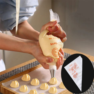 100 PCS Cake Decorating Disposable Icing Pastry Disposable Piping Bag Plastic Piping Bag Icing Piping Bag Cake Piping Bag S/M/L