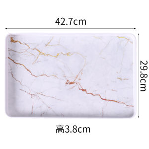 Đĩa Đựng Đồ Ăn Bằng Nhựa Dày Hình Chữ Nhật Kiểu Châu Âu Đĩa Đựng Đồ Ăn Sáng Tạo Đĩa Đựng Tách Trà Đĩa Đựng Đồ Ăn Gia Đình