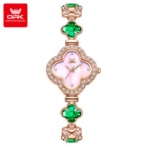 OPK Watch For Women Original Waterproof Korean Style Elegance Luxury Stainless Steel Strap Small Dial Luminous Ladies Watch