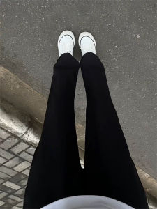 LIUBU | Black Cooling Loose Fit Slimming Pants