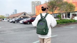 Ransel Corduroy Basic Simple Tas Sekolah Pria Wanita - Polo Felix
