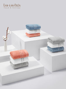 Khăn Mặt Cotton Nguyên Chất LANlan 3 Chiếc Thấm Hút Mềm Mại Không Rụng Lông Dùng Trong Gia Đình Cho Nam Và Nữ