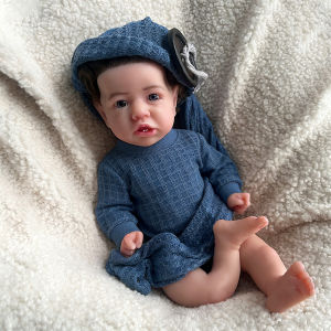 Búp Bê Sơ Sinh Bé Gái 13 Inch Chống Nước Bằng Silicon Tóc Cấy Ghép Da Mềm Mại Thủ Công 3D Sống Động Như Thật Quà Tặng Sinh Nhật Cho Trẻ Em