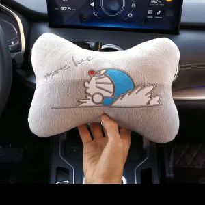 หมอนน่ม 1 ใบ ลายน่ารัก หมอนรองคอติดรถยนต์ ผ้าหุ้มเนื้อดี งานตัดเย็บละเอียด สวย น่ารัก พิงแล้วผ่อนคลาย สบายหลังคอ สวย