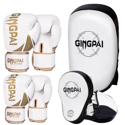 GINGPAI | Boxing Training Gloves for Adults and Kids Thick