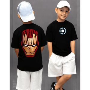 Hot Toys | Marvel Iron Man Kids T Shirt Boys and Girls Superhero Cartoon Graphic Tee Cotton Summer Casual Short Sleeve Top