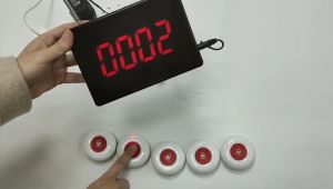 CallToU Restaurant Paging System | Clinical Call System | Patient Paging System 1 display with 5/10 call buttons