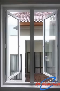 Jendela aluminium gandeng 80x100 casement