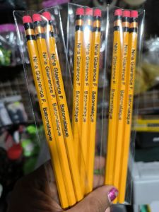 mongol 2 pencil with personalize Lazer engrave names 3pcs for 54 pesos only