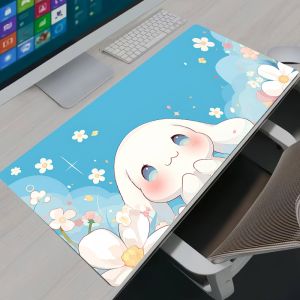 Sanrio | Cute Kuromi Cinnamoroll Printing Large-size Decorative Table Mat Girls High-value Leather Desktop Mouse Pad Office Mouse Pad