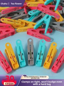 CHAHUA | Anti-Wind Plastic Clothespins for Home Use Small Size