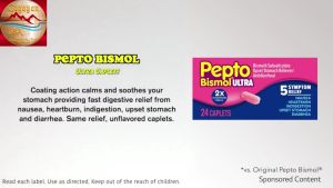 Pepto Bismol Ultra Caplets: 2X Concentrated Formula for Upset Stomach Relief