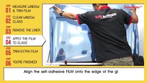 Sputter 50% Gelap Tinted Hitam Tahan Panas 95% Luar Tak Nampak Dalam Tinted Rumah Tinted Kereta Sliding Door Window Film Tinted Privacy Tinted UV