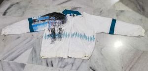 Jaket olahraga parasut spotty UK XL