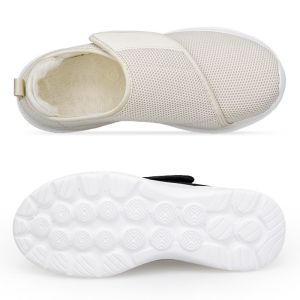 Lesvago Autumn Winter Warm Men Or Women Walking Shoes diabetic foot shoesWide Toe Injured foot swollen Walking Shoes For The Elderly