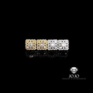 B1739 Bông tai nữ đính đá sáng lấp lánh JOJO