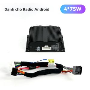 Bộ Khuếch Đại Công Suất Kỹ Thuật Số Trên Ô Tô 4x75W Mini Stereo Bass Amp Bộ Xử Lý Âm Thanh Không Mất Dữ Liệu Trình Điều Khiển NAVIFLY ABS/PC Bộ Khuếch Đại Âm Nhạc