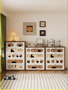 MEISD | Six-Drawer Retro Style Storage Cabinet