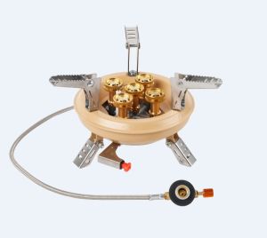 BRS | BRS-201A Bếp Gas Cắm Trại Di Động 16000W Đầu Đốt Gas Propan Áp Suất Cao Bếp Gas Khẩn Cấp Ngoài Trời Bằng Thép Không Gỉ Có Đánh Lửa Piezo