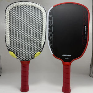 Vợt Cầu Lông Agassi Pro Pickleball Paddle GEN4 TFP Foam Toray T700 Carbon Fiber Surface 16mm/14mm Sweet Spot Đạt Chuẩn USAPA UPA-A Màu Đỏ & Trắng