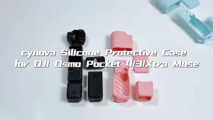 DJI Osmo Pocket 3 Silicone Protective Case - Shockproof Anti-Slip Lightweight Camera Cover