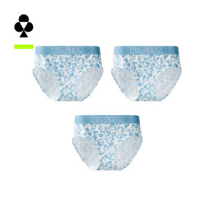 YOUKESHU | Cotton Antibacterial Mid-rise Girl Cute Briefs