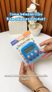 DIGITAL TIMER KITCHEN - Pengatur Waktu Masak Stopwatch Alarm Dapur