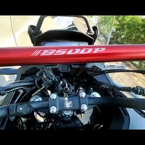 31098665 บาร์ยึดหูกระจก - Balance Bar, บาร์มอเตอร์ไซค์ 6-10cm เพิ่มความสูง สำหรับแฮนด์รถมอเตอร์ไซค์, บาร์ยาวมอเตอร์ไซค์