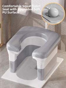 MIAOBEIYOU | Portable Toileting Aid for Pregnant Women and Elderly Sit to Squat Toilet Chair