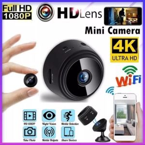 Camera Mini Wifi Kết Nối Với Điện Thoại Qua App Hỗ Trợ Quay Phim Thu Âm Ghi Hình Chụp Ảnh Trên ĐT