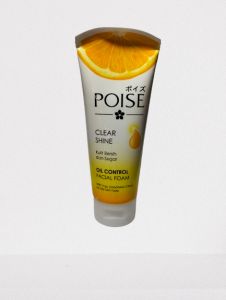 POISE Clear Shine Kulit Bersih dan Segar OIL CONTROL FACIAL FOAM