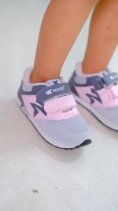 HIPZI Sepatu Anak Laki Laki Perempuan Sport Olahraga Sekolah SD TK Paud HNB Pink Abu Terbaru 2023