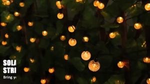 LED Solar String Lights Bubbles Crystal Fairy Christmas light with Outdoor Waterproof Garden/Party Solar 100 led string fairy light
