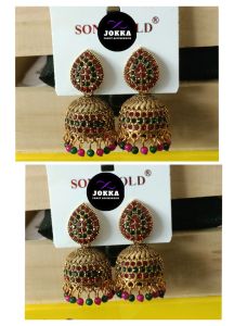JOKKA Multi Colour Jhumka/ Earrings/ accessories/ Jhimki/jewellery
