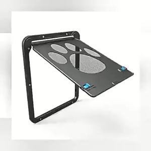 Dog Screen Door Lockable Pet Screen Door Magnetic Self-Closing Screen Door with Locking Function Sturdy Screen Door for Dogs