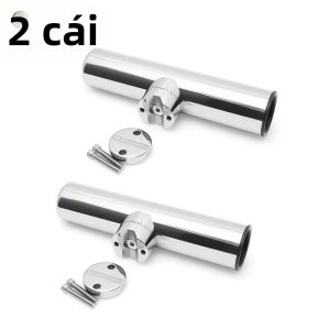 1/2 Chiếc Thép Không Gỉ Cần Câu Cá Giá Đỡ Kẹp Bên Núi Đường Sắt Thuyền Phụ Kiện Mềm Cần Cực Giá Đỡ Dụng Cụ