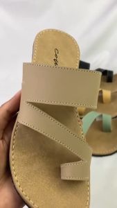 Sandal Wanita Arsaka Sol Karet Anti Licin Sandal Kulit Wanita - Jepit Jempol NAURA