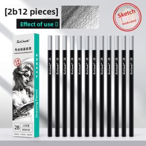 Touch mark | Drawing Pencils and Charcoal Set for Art Students 2b 4b 8b 14b