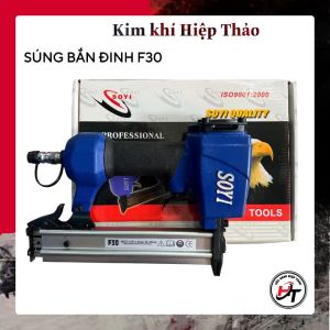 Súng bắn đinh gỗ thẳng F30 máy bắn ghim hơi Soyi SBD-F30-SY